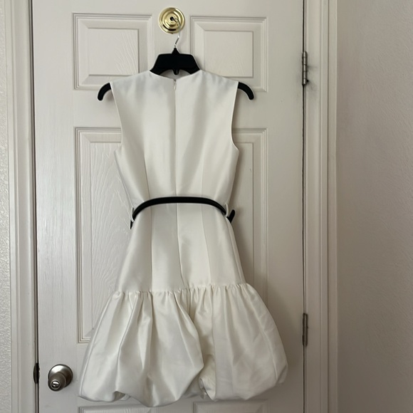 NWOT Self-Portrait cream  Dress taffeta size 2 - Picture 13 of 17